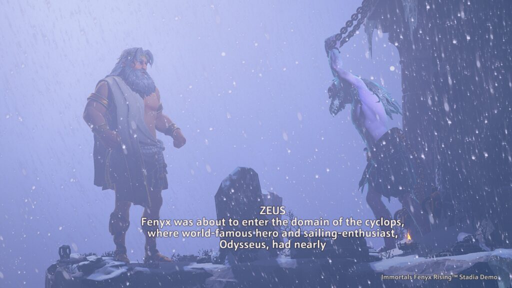 Immortal Fenyx Rising story cutscene