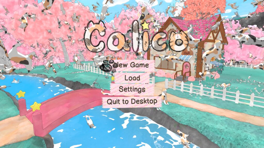 Calico Start Screen