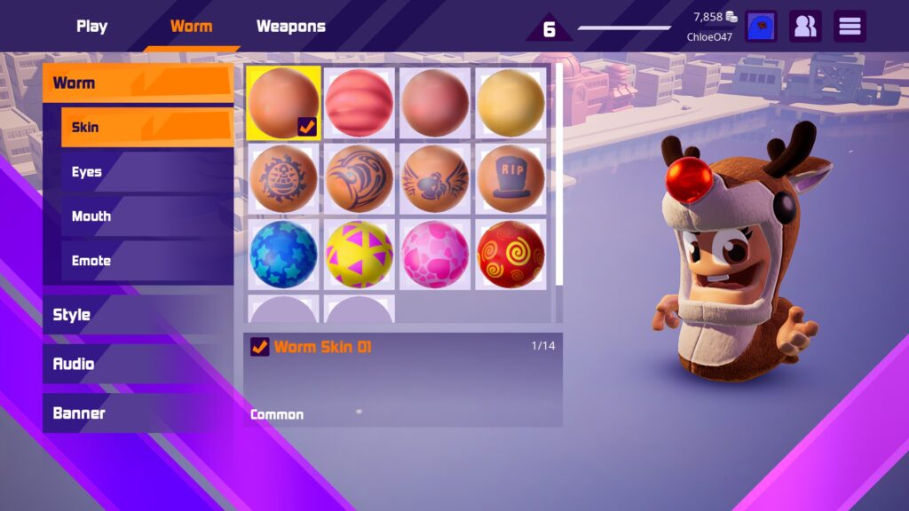 Worms Rumble Customisation