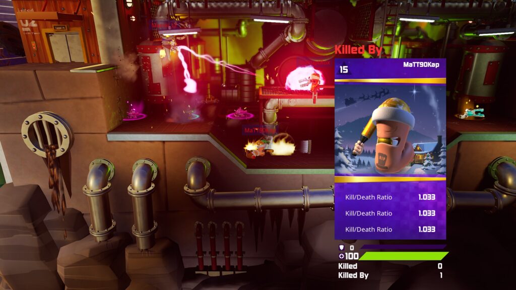 Worms Rumble Kill Screen