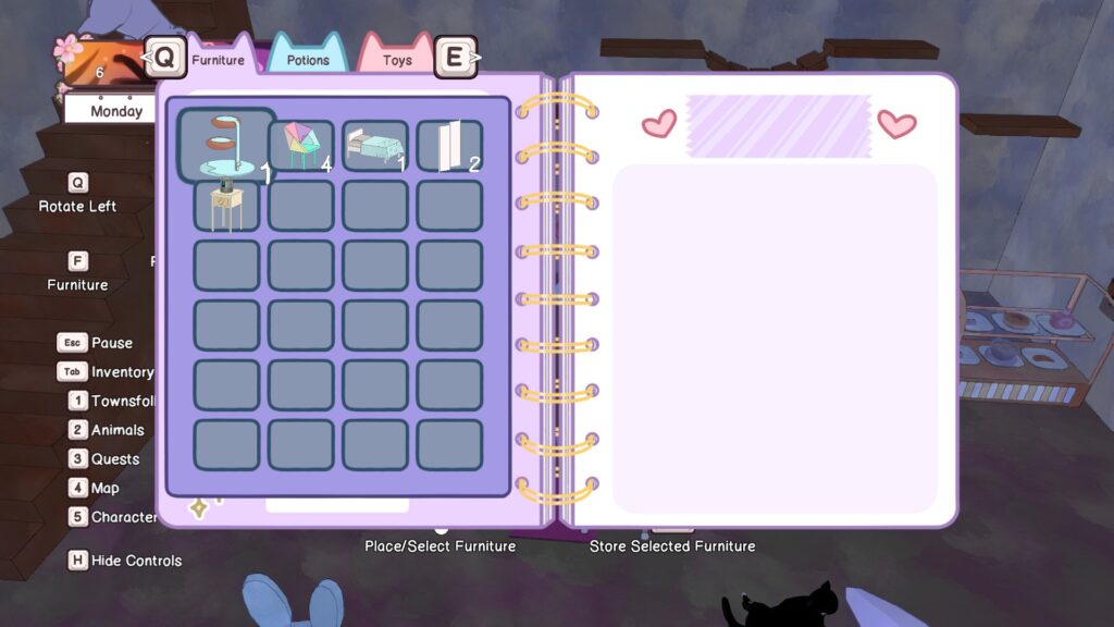 Calico Furniture Inventory