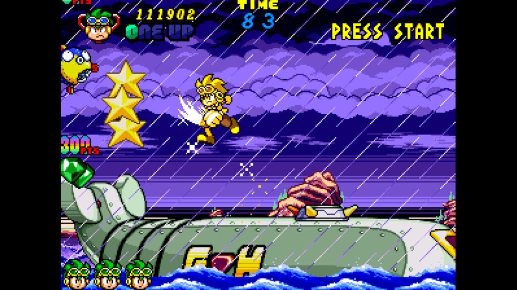 Shooting stars out of my character towards floating enemies